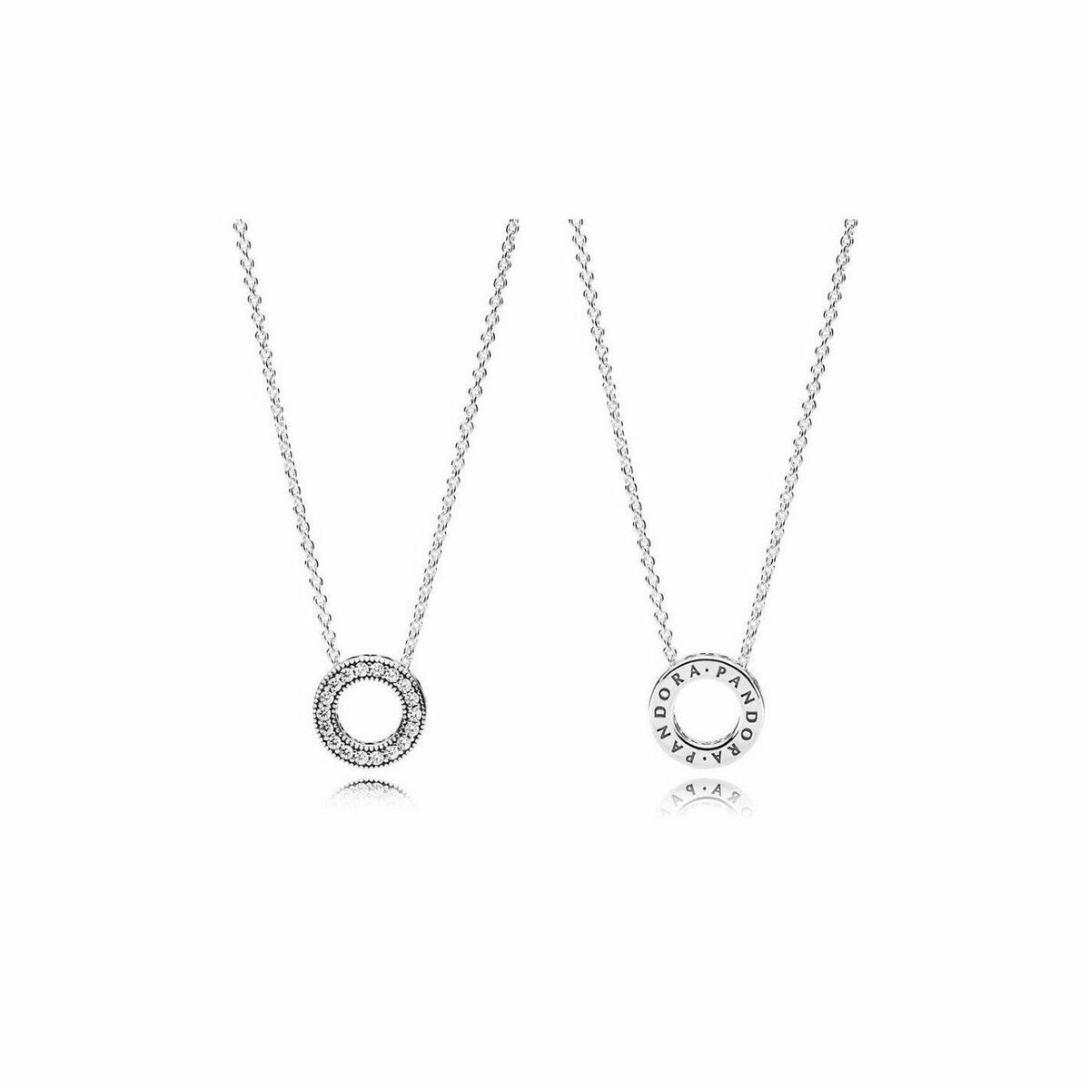 Collier Femme Pandora 397436CZ-45 – Argent 925, Élégance Intemporelle 45 cm