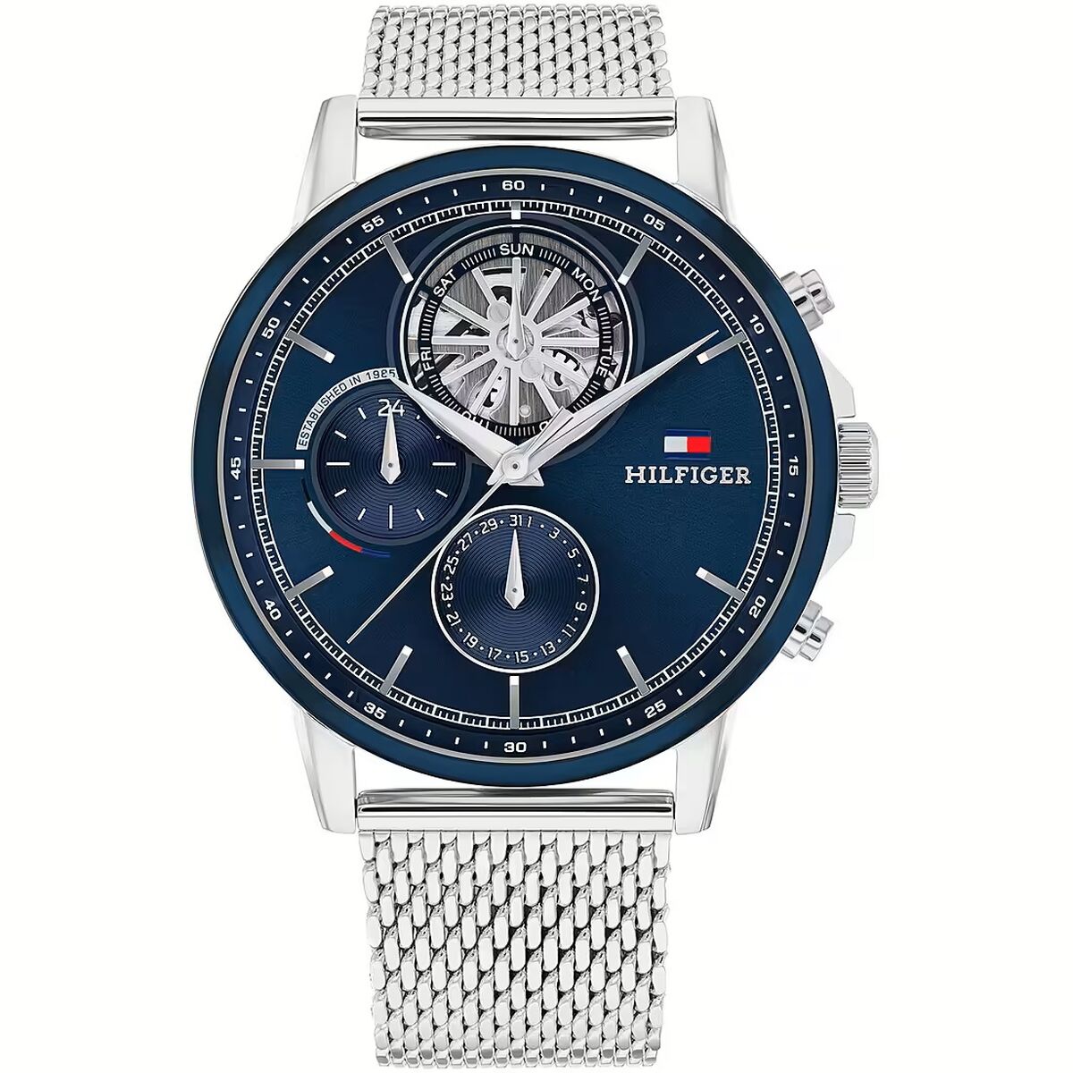 Montre Homme Tommy Hilfiger STEWART Argenté Ø 44 mm