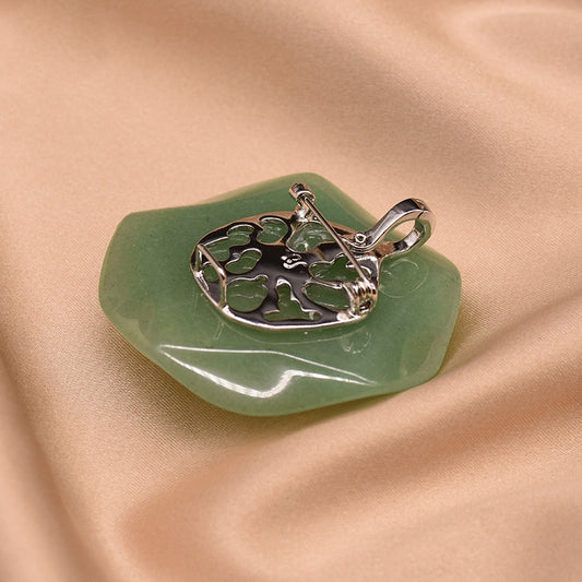 BROCHE PRÉCIEUSE PERLE VERTE