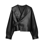 Veste similicuir à boucle / Rebelle Studio