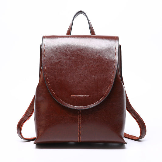 SAC À DOS RÉTRO EN CUIR FEMME