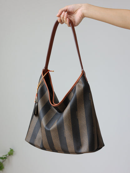 SAC ÉPAULIÈRE CUIR PLEINE FLEUR