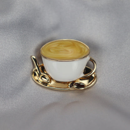 BROCHE TASSE À CAFÉ