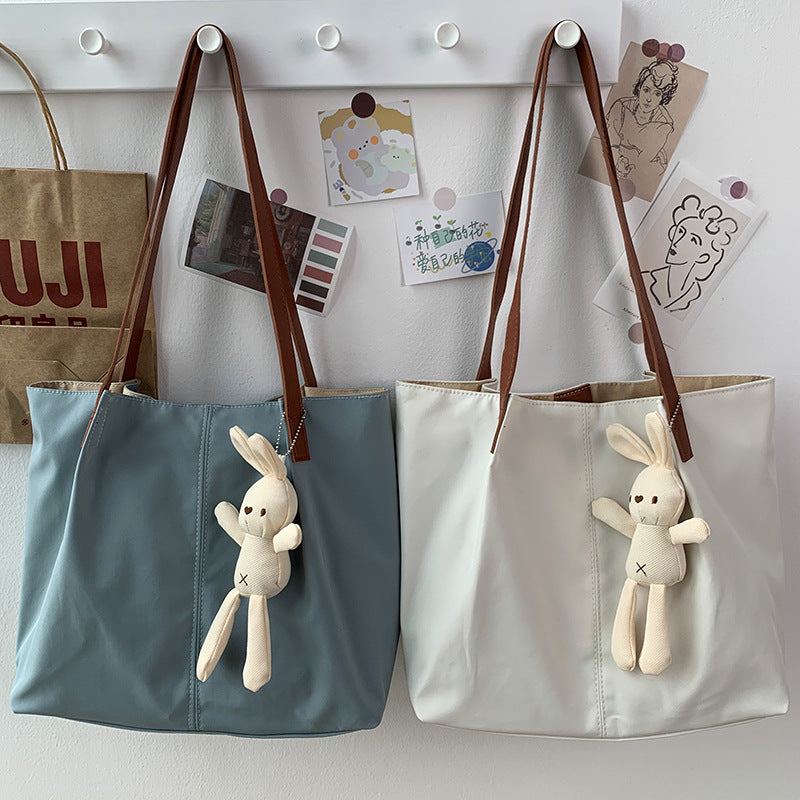 Canvas Womens Single-shoulder Bag Japanese-style Artistic Design