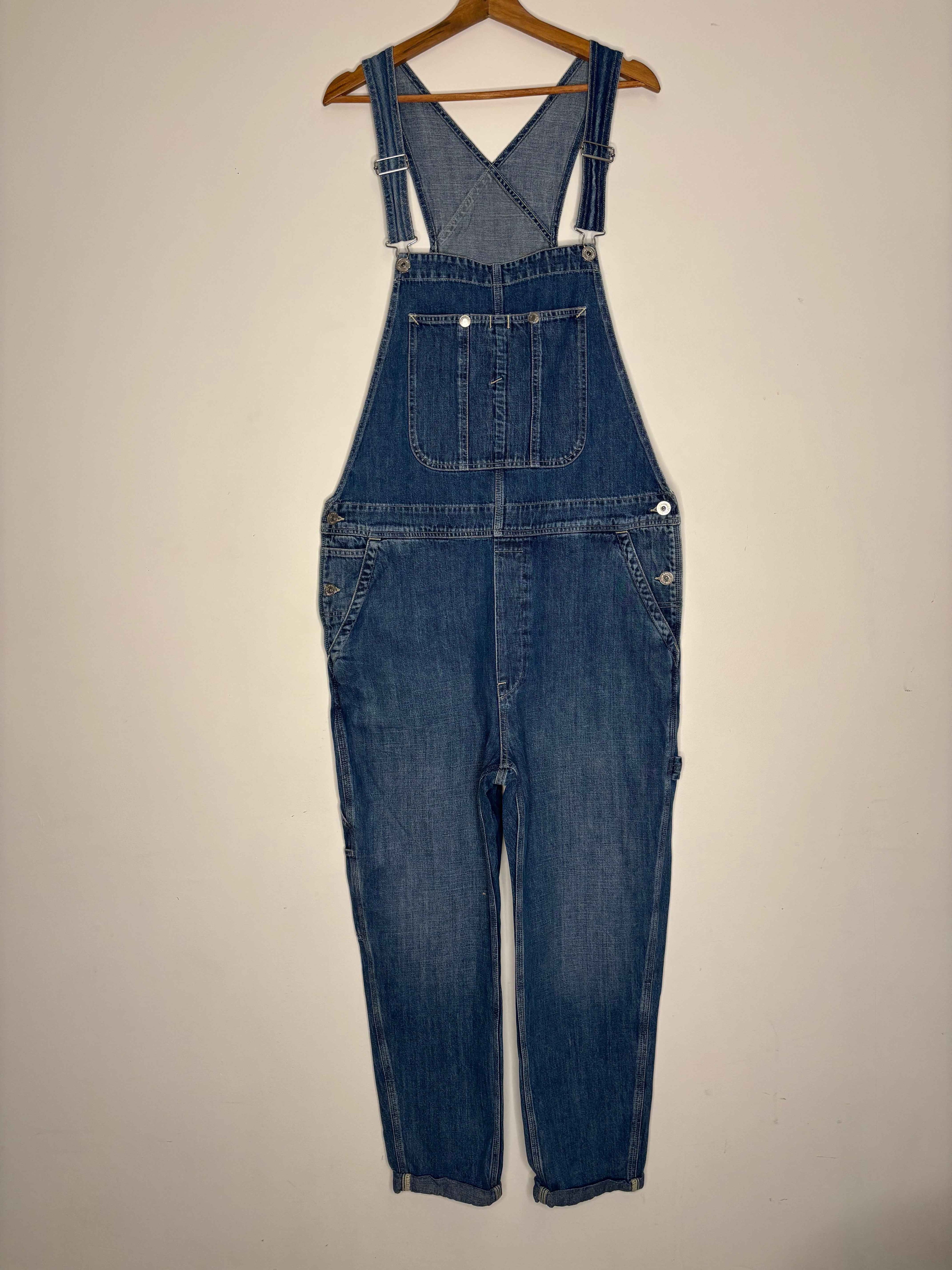 Salopette en jean H&M - bleu denim vintage