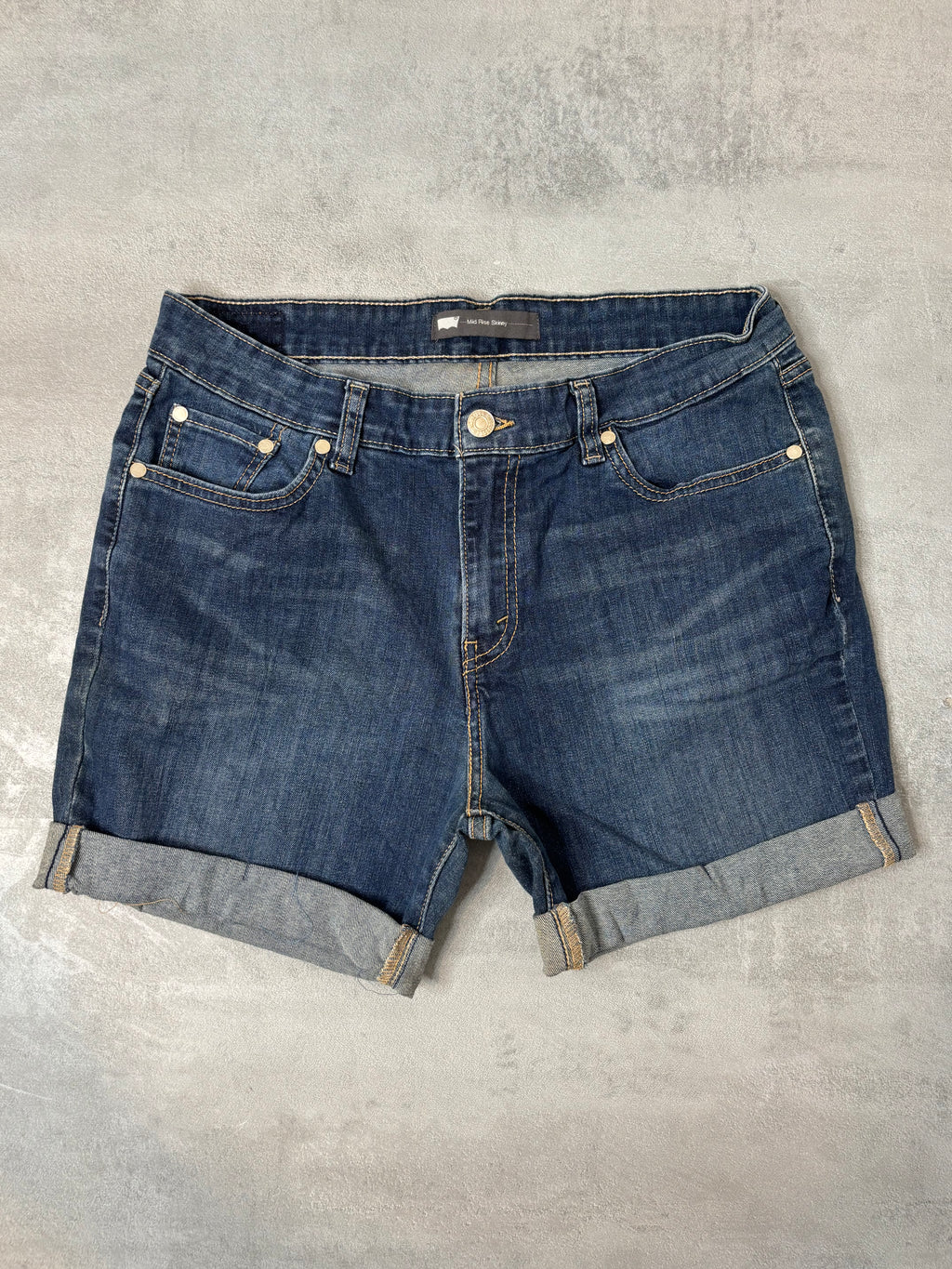 Short En Jean Levi’s Mid Rise Skinny 40 Vintage
