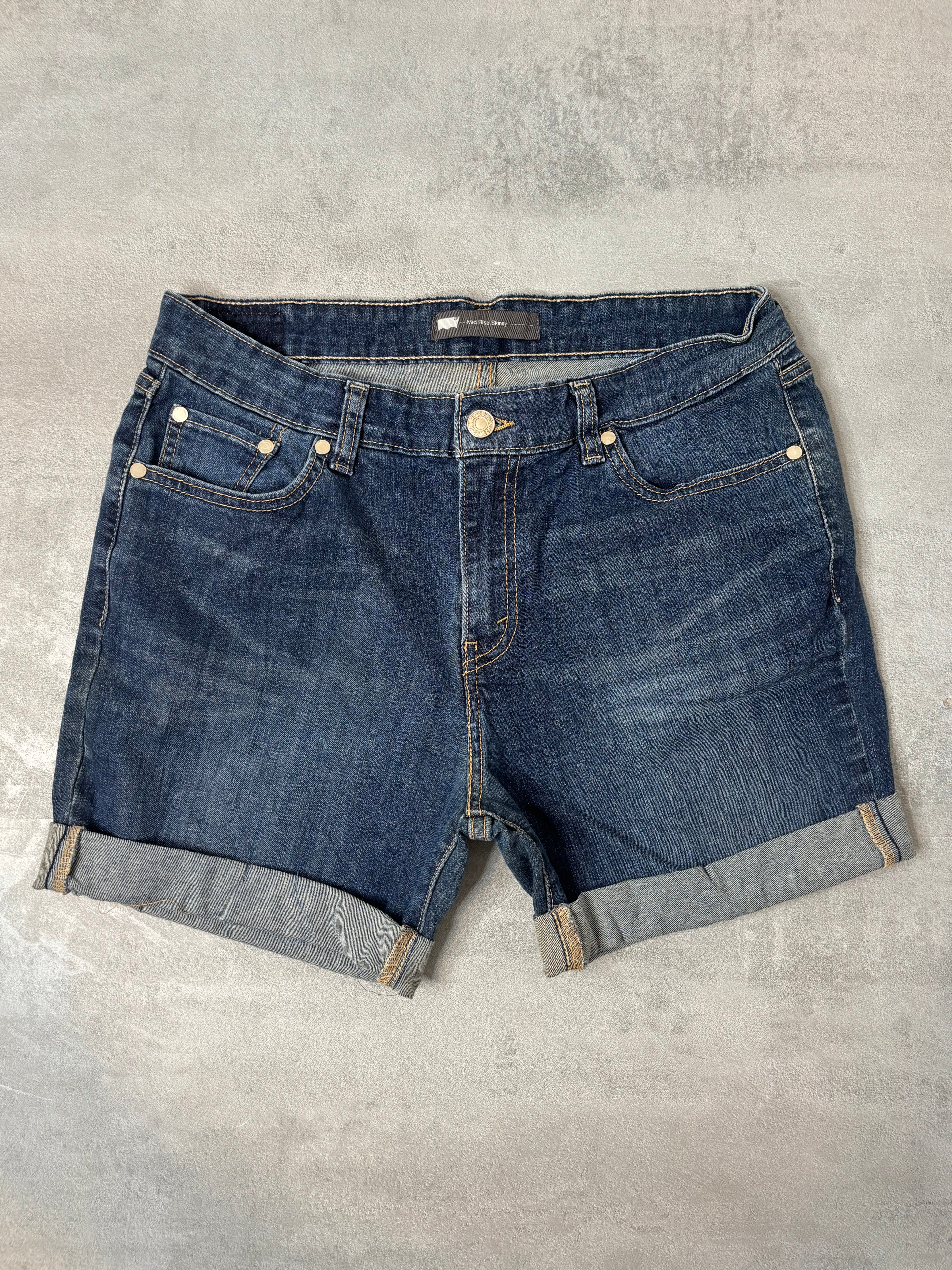 Short En Jean Levi’s Mid Rise Skinny 40 Vintage