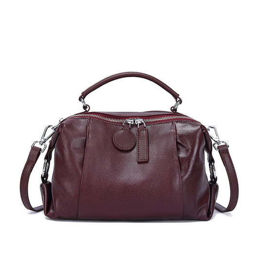 SAC ÉPAULIÈRE MESSAGER EN CUIR FEMME