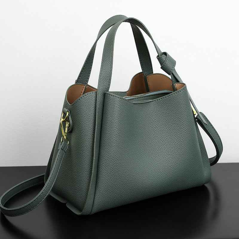 Sac hobo rétro, sac à main seau en cuir végétalien