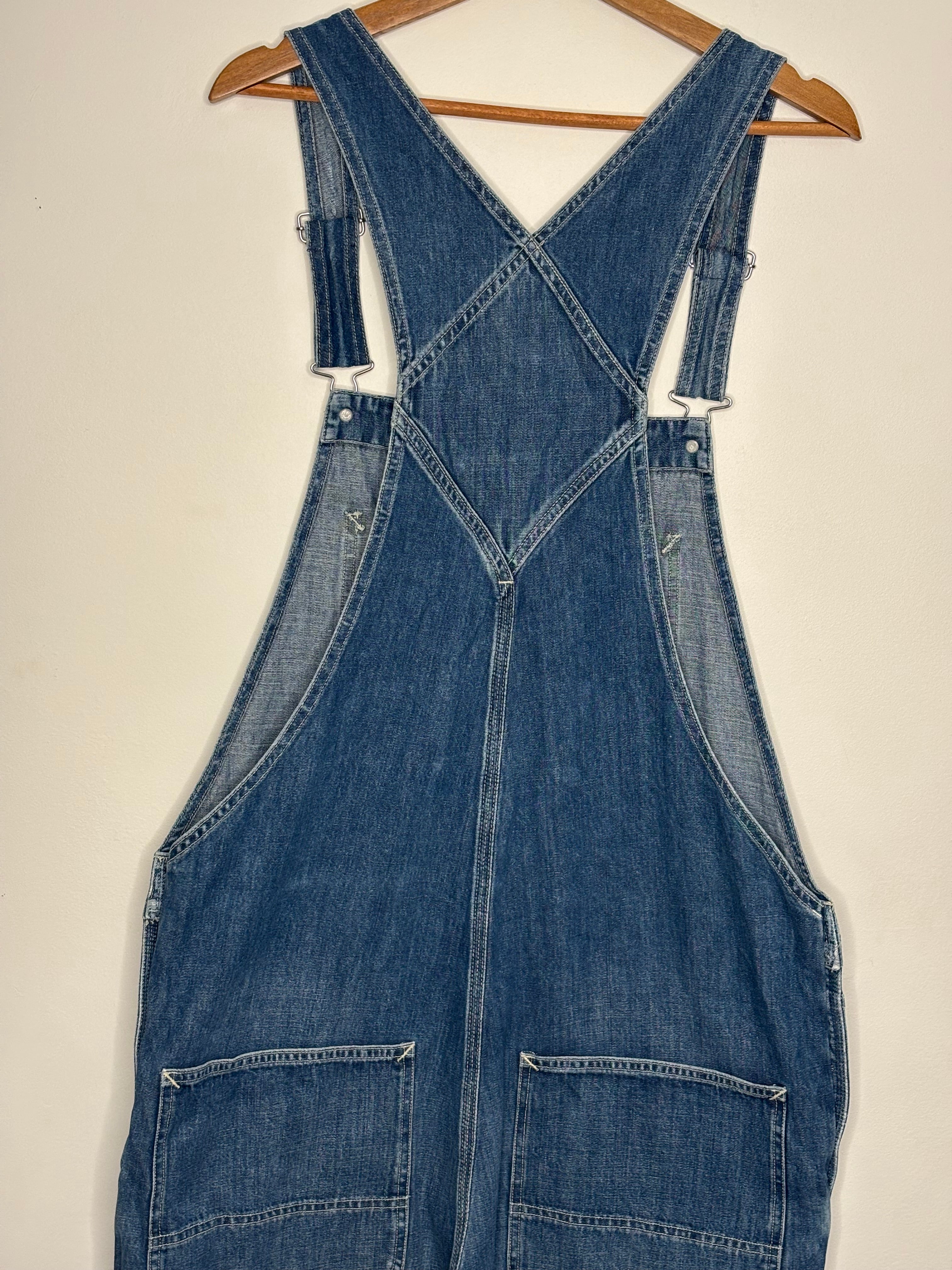 Salopette en jean H&M - bleu denim vintage