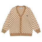 Gilet Damier Oversize Femme - Collection Vintage