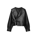 Veste similicuir à boucle / Rebelle Studio