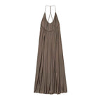Robe Longue Dos Nu Fluide à Bretelles – Collection Évasion