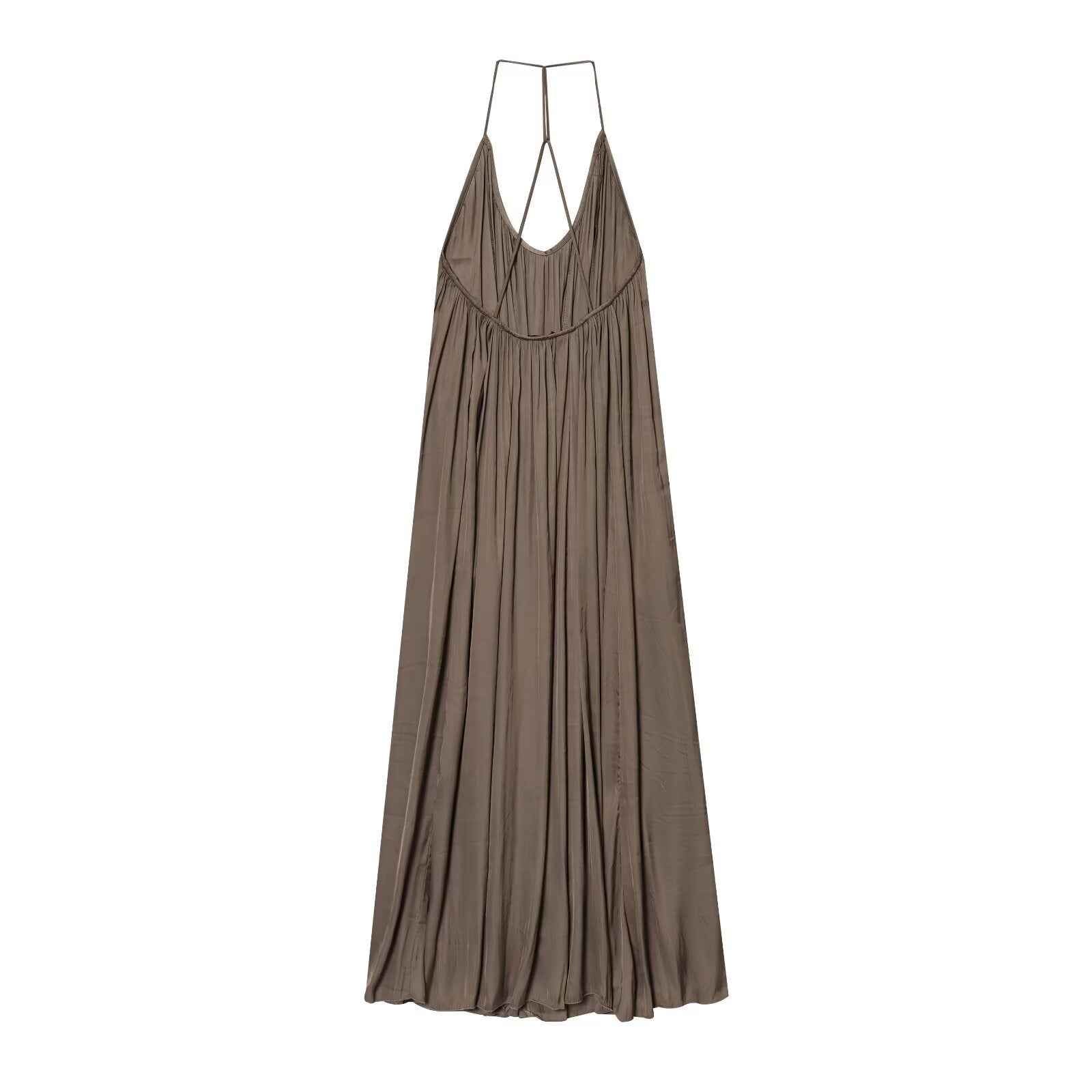 Robe Longue Dos Nu Fluide à Bretelles – Collection Évasion