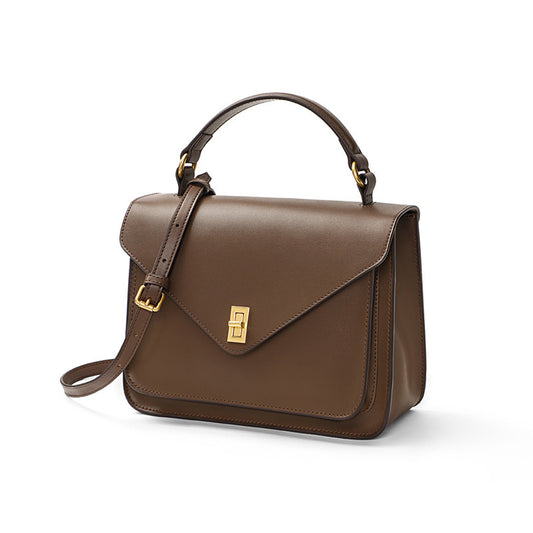 SAC ÉPAULIÈRE EN CUIR RÉTRO TENDANCE POUR FEMME