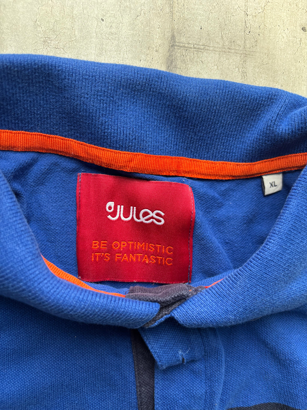 Polo manches courtes Jules - Bleu XL