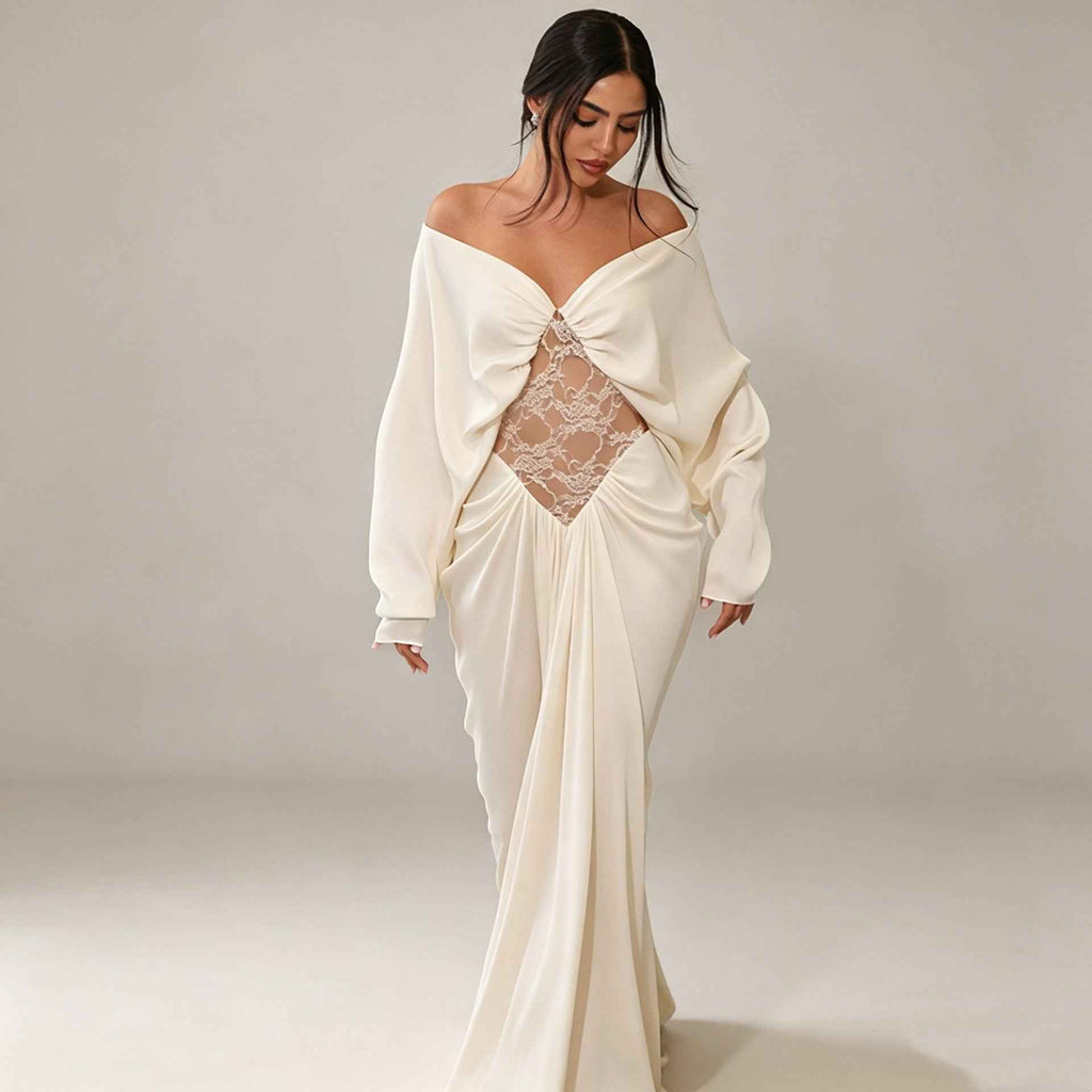ROBE LONGUE EN DENTELLE