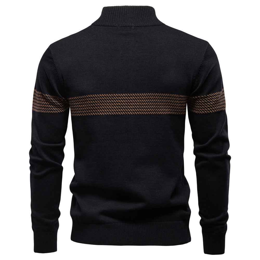 Pull Homme Col Zippé “Milano”
