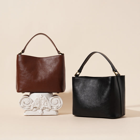 SAC ÉPAULE CUIR VINTAGE