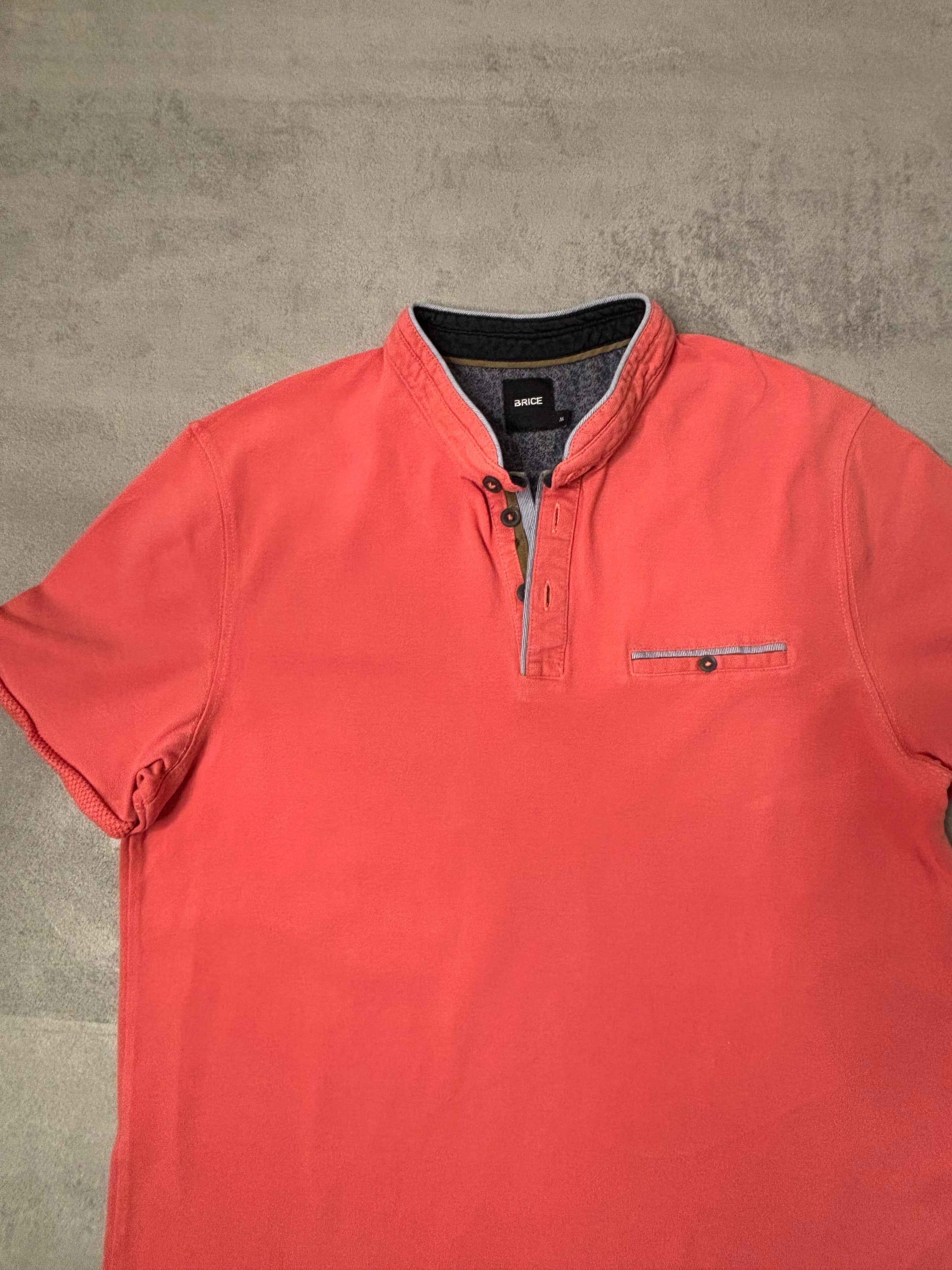 Polo Brice Homme Corail à Col Officier – Coton Piqué Élégant