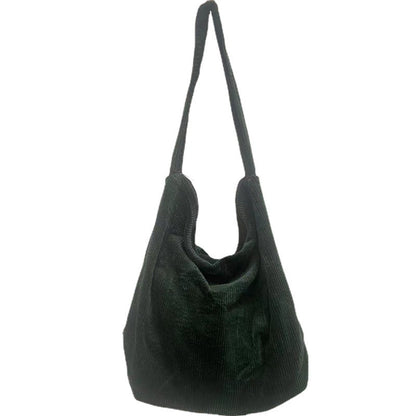 SAC ÉPAULIÈRE EN VELOURS CÔTELÉ
