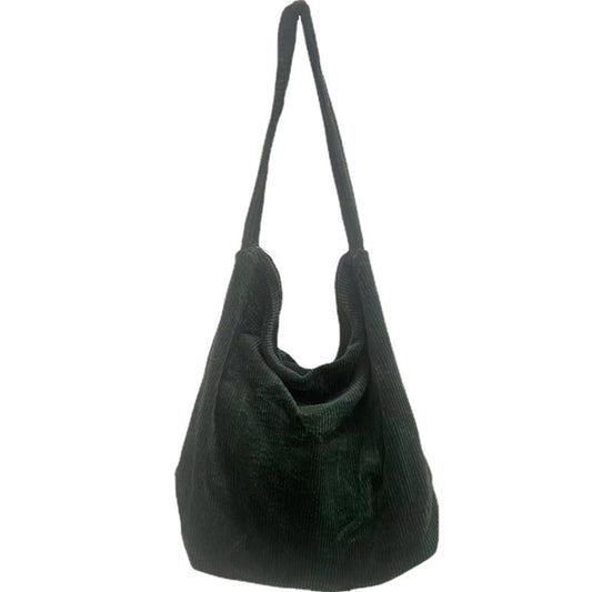 SAC ÉPAULIÈRE EN VELOURS CÔTELÉ