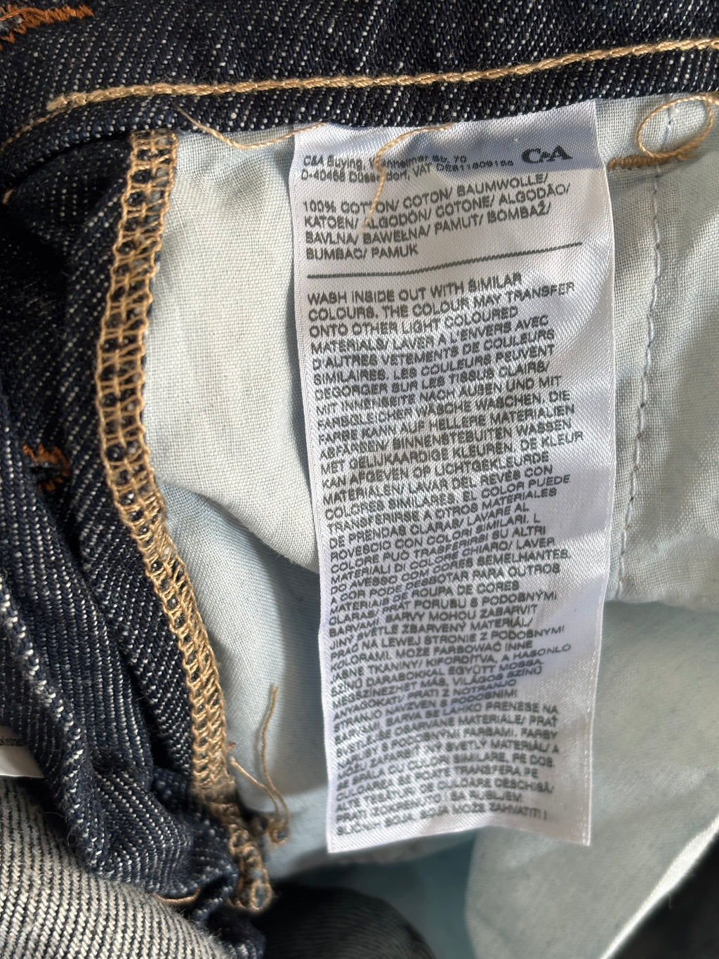Salopette Denim C&A 44 Vintage