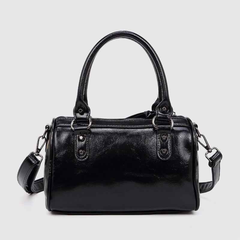 Sac Bowling Clouté Effet Biker Grand Format