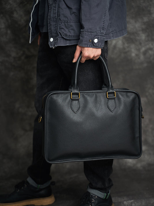 SACOCHE EN CUIR HORIZONTAL