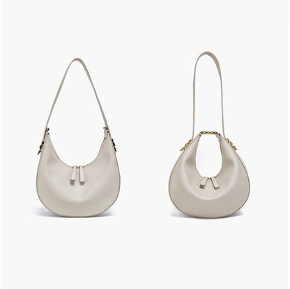 SAC DEMI-LUNE CUIR PORTÉ ÉPAULE