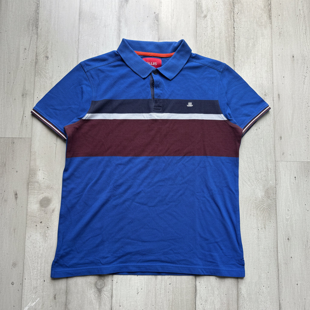Polo manches courtes Jules - Bleu XL