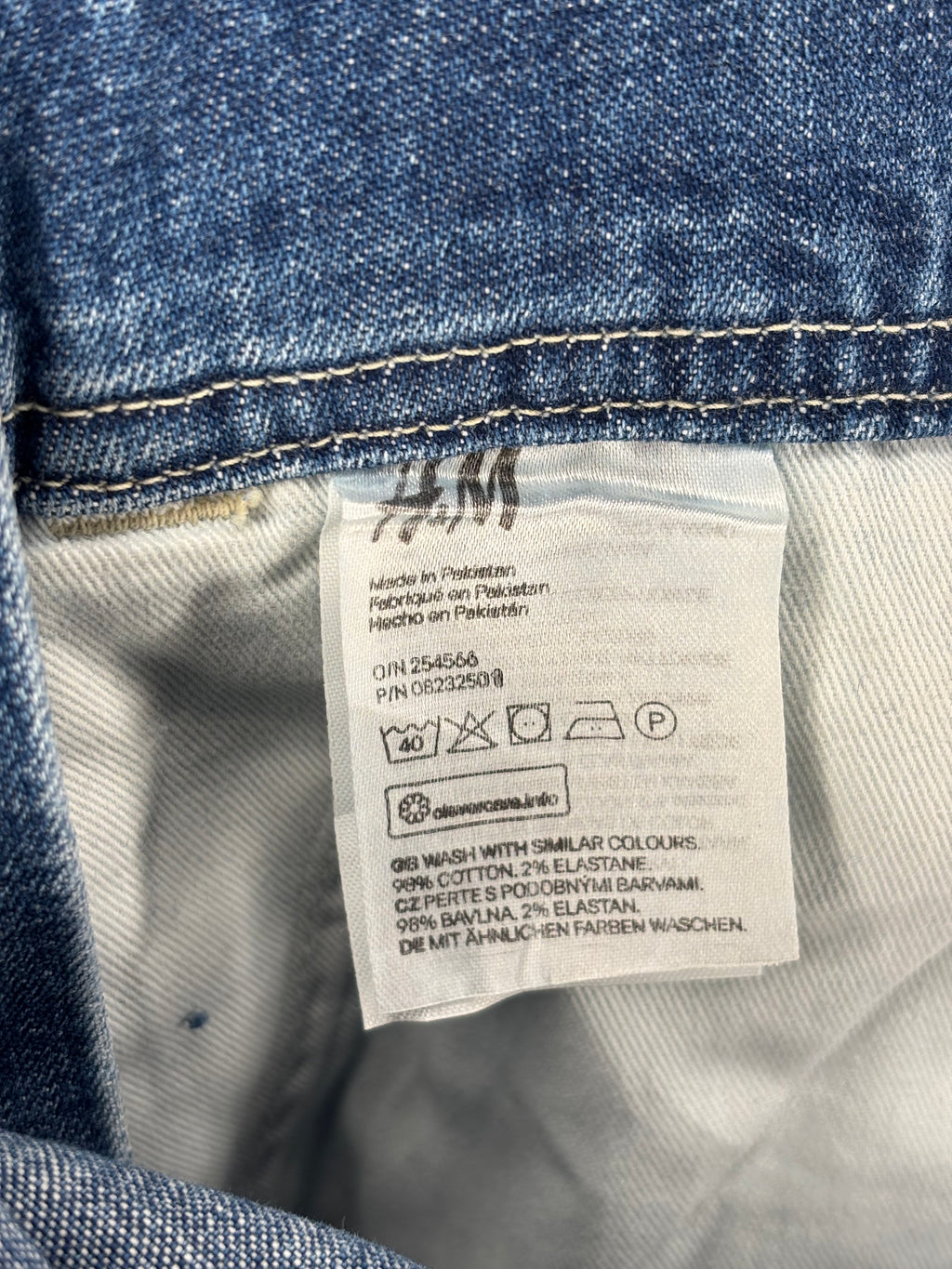 Salopette en jean H&M - bleu denim vintage