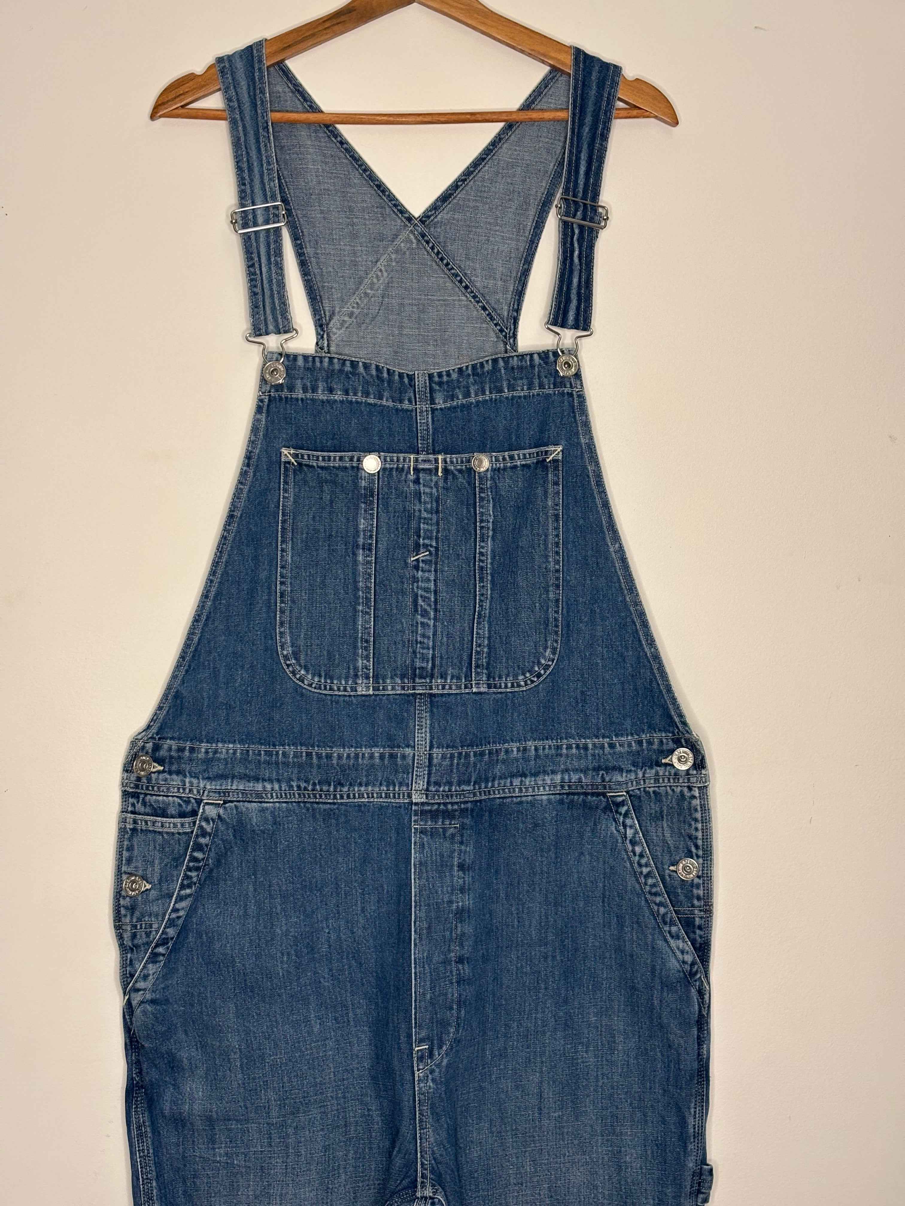 Salopette en jean H&M - bleu denim vintage