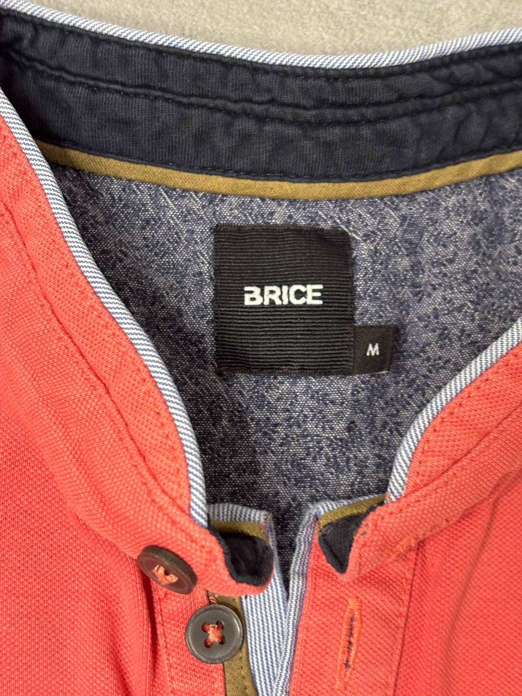 Polo Brice Homme Corail à Col Officier – Coton Piqué Élégant
