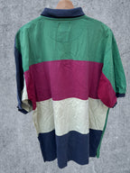 Polo Vintage New Orleans Color Block XL – 100% Coton Style Rétro Américain