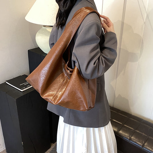 SAC ÉPAULIÈRE GRAND FOURRE-TOUT RÉTRO