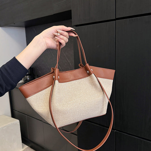 SAC DE SHOPPING PLISSÉ DÉCONTRACTÉ