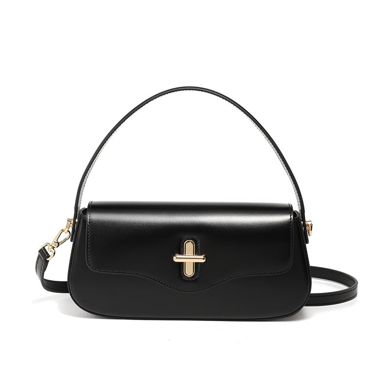 SAC BAGUETTE LUNE CUIR