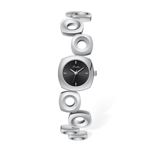 MONTRE SCULPTÉE DORÉE FEMME
