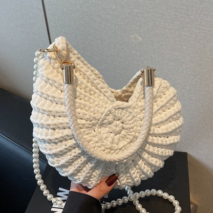 SAC SEAU TRESSÉ FAIT MAIN