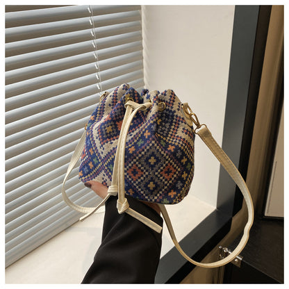 MINI SAC SEAU RÉTRO FEMME