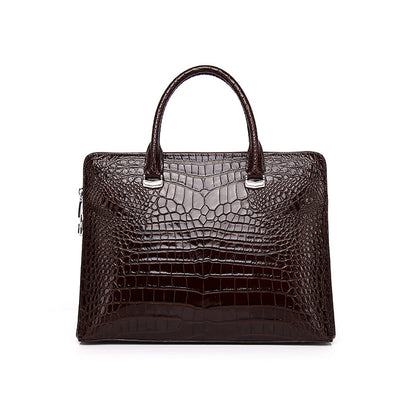 PORTE-DOCUMENT MOTIF CROCO CHIC