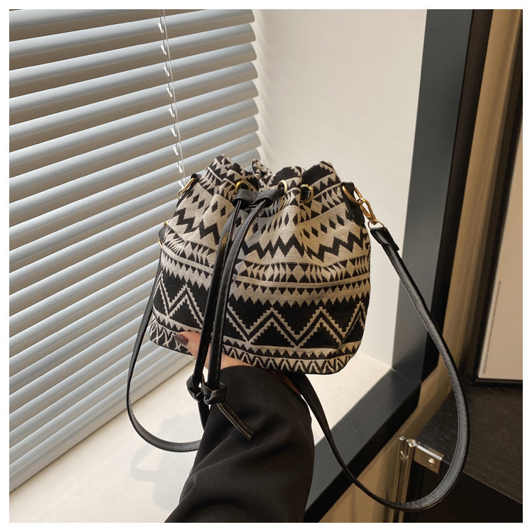 MINI SAC SEAU RÉTRO FEMME