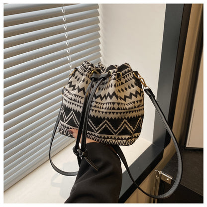 MINI SAC SEAU RÉTRO FEMME