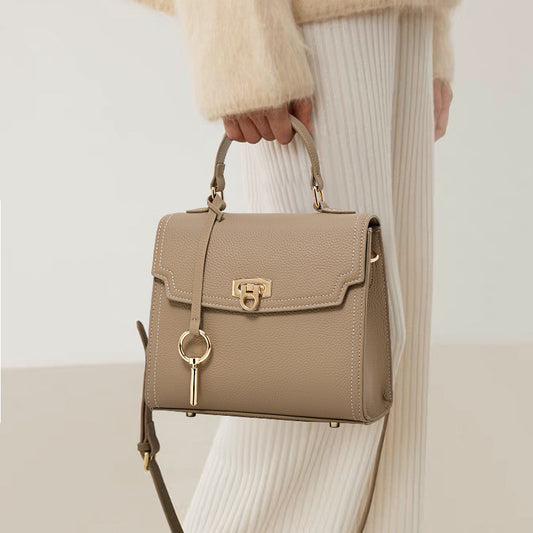 SAC ÉPAULIÈRE CUIR GRAINÉ