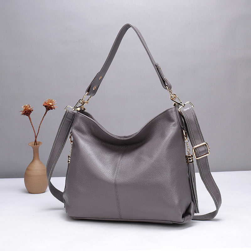 SAC À BANDOULIÈRE CUIR PORTÉ CROISÉ