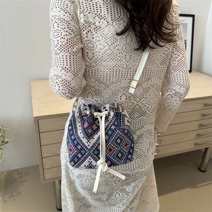 MINI SAC SEAU RÉTRO FEMME