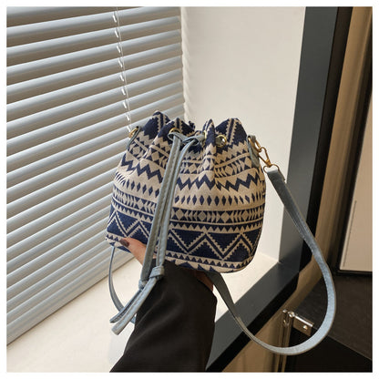 MINI SAC SEAU RÉTRO FEMME