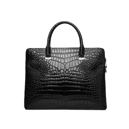 PORTE-DOCUMENT MOTIF CROCO CHIC