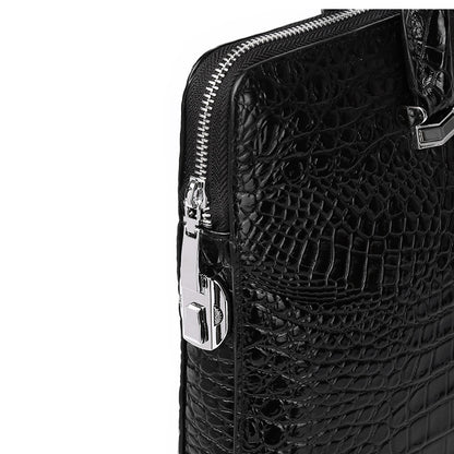 PORTE-DOCUMENT MOTIF CROCO CHIC